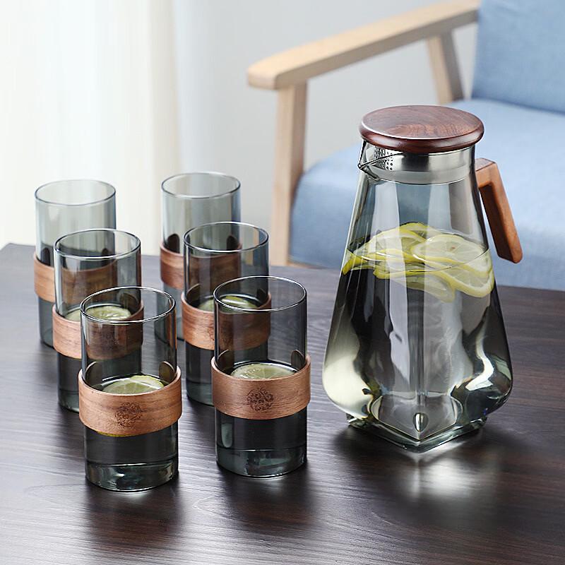 Yuzhuxun Heat-Resistant Glass Teapot and Cups Set