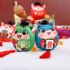 Mascot Dolls Plush Horse Keychain Cute Chinese New Year Gift Zodiac Pony Figurine  Home Decoration