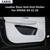 For XPENG G9 22-26 Leather Door Anti-kick Sticker Modified Interior Car Film Accessories Refit Modification Decoration