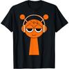 Orange Character Funny Cotton Men T Shirt