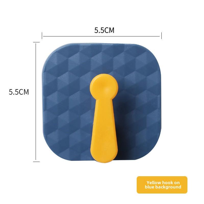 1 buc cârlig de culoare contrastantă, cârlig de perete pentru bucătărie, cârlig multifuncțional pentru baie, cârlig rotativ fără urme, cârlig de depozitare pentru bucătărie