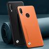 Luxury PU Leather Case For Huawei Y9 2019 Back Cover Matte TPU Silicone Shockproof Full Protection Phone Case For HuaweiY9 2019