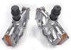 WELLGO Aluminum Flat Pedals, Thin Type M195, Silver [Parallel Import]