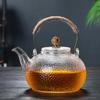 700ML, high-temperature borosilicate glass coffee kettle, rain-drop embossed glass turkish coffee, creative clear kettle tea pot