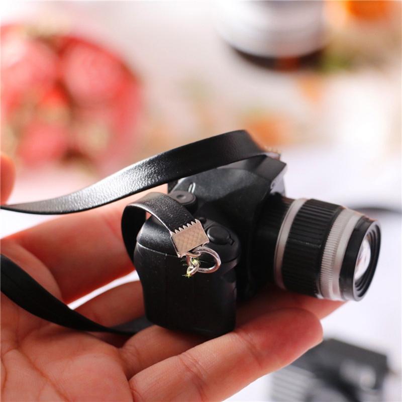 1/12 Dollhouse Mini Camera Model Infants Photo Shooting Decorations Newborn Photography Props Retro Miniature Camera