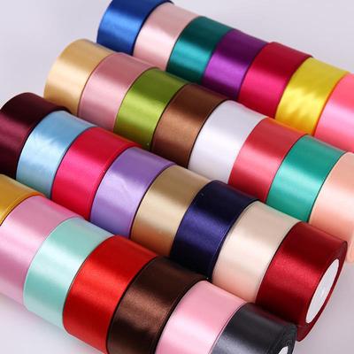 25 Yards Roll 38mm Silk Satin Ribbons for Crafts Bow DIY Artificial Silk Roses Crafts Handmade Gift Wrap Wedding Decorative