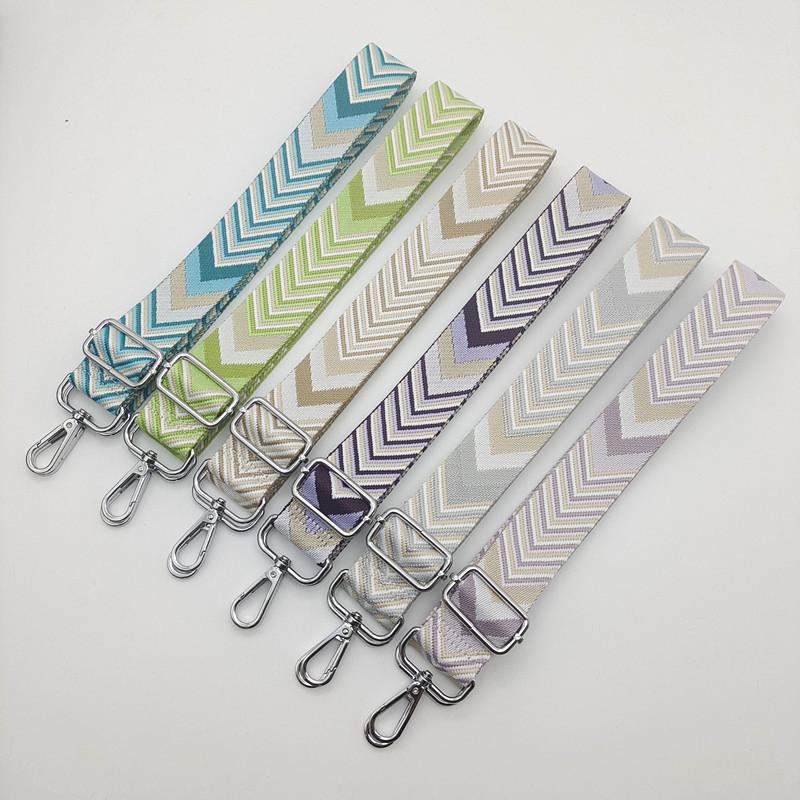 Thickened Color Wide Shoulder Strap Fashion Contrast Shoulder Crossbody Adjustable Length Women's Bag Shoulder Strap Accessories
