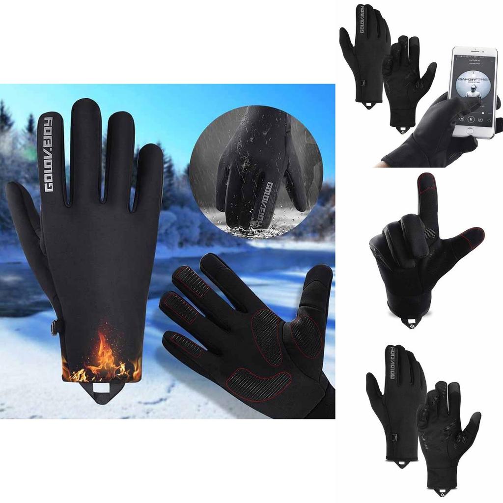 Premium Quality Men Women Winter Warm Windproof Waterproof Anti-slip Thermal Touch Screen Gloves For Ultimate Comfort