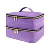 Multi Functional Sewing Accessory Pouch Sewing Class Essential Bag Double Layer Organizers Bag for Tools and Materials
