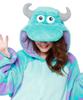 SAZAC Charakter Fleece Kigurumi, Einheitsgröße, Disney Monster AG, Sully