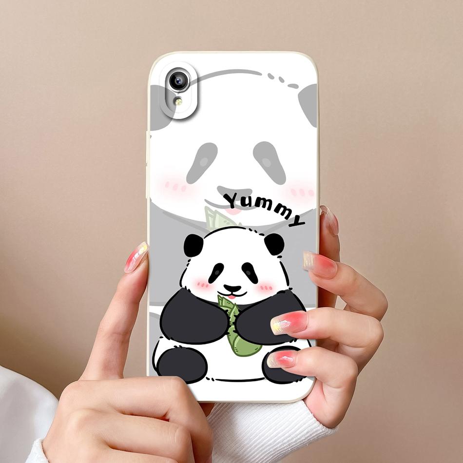 For Vivo Y93 Y93S Y91C Y91i Y90 Y1S Case Fashion Design Camera Protection Shockproof Back Cover Soft Liquid Silicone Phone Cases