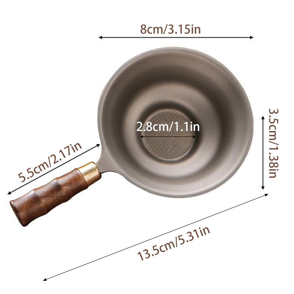 Metal Strainer Multifunctional Metal Filter Tea Strainer Spoon For Home BBQ Apartment Dormitory Office Camping Restaurant Party