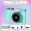 Retro Style 4K HD Dual Camera: Trendy Portable Digital Camera for Students