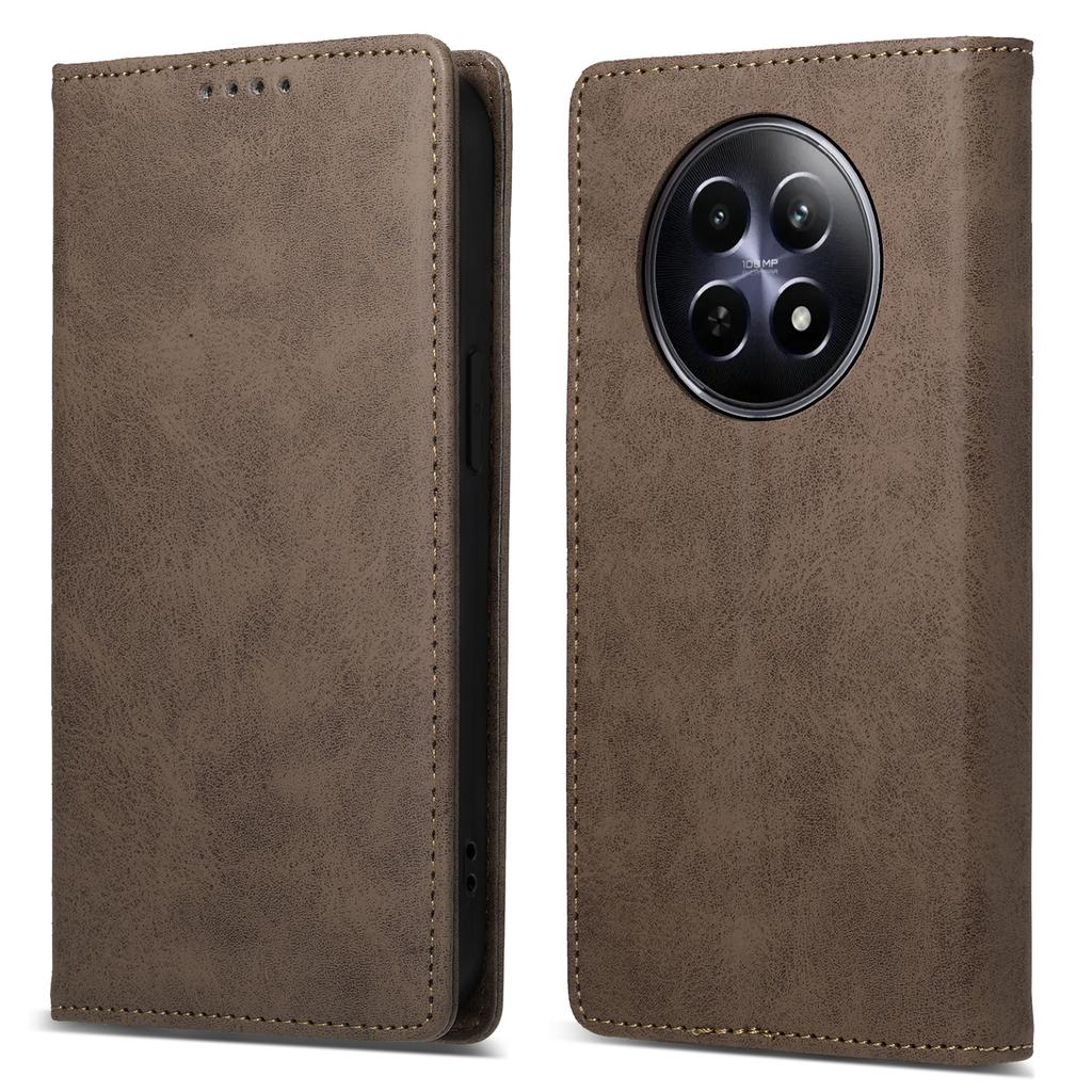 DF-05 Pro Realme 12 5G/12x 5G Business pouzdro PU kůže RFID blokující peněženka kryt na telefon