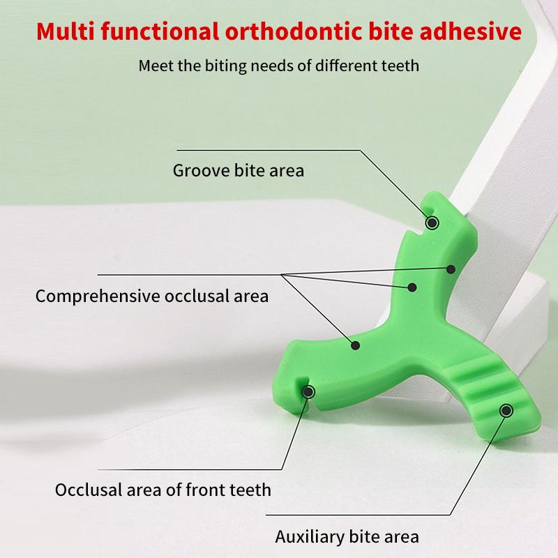1Pcs Silicone Teeth Stick Bite Dental Aligner Chewies Orthodontic Bite Chewies Prevent Face Distortion Y Shaped