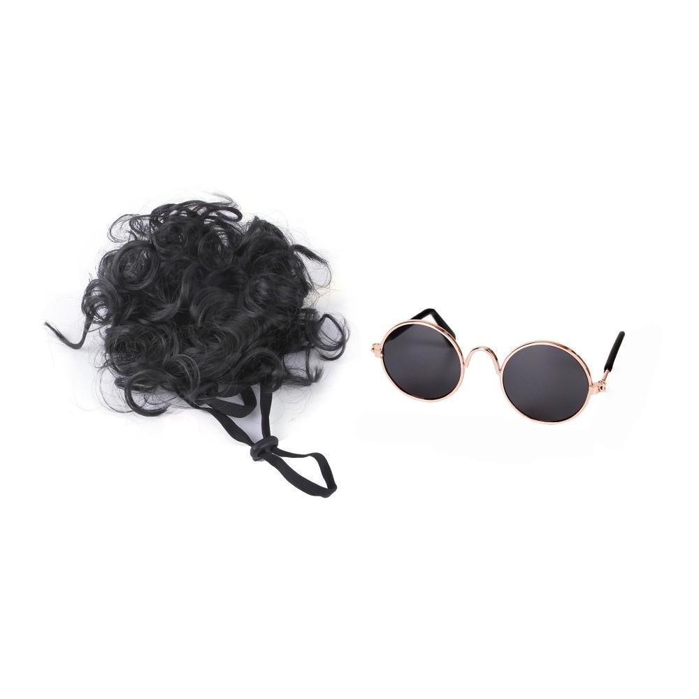 Clown's Hair Kitty Wavy Hair Adjustable Fit Cat Fake Hair Party Play Costume
