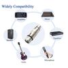 Voluty Tek Dual XLR Female Adapter XLR Female Coupler for Audio Cables or PA Systems 3-Pin