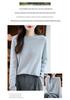 Women's Sequin Crew Neck 100% Wool Sweater - Loose Fit, Ready-to-Wear Knit Base Layer for Commute