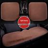Faux Rabbit Fur Winter Car Seat Cushion Set (3-Piece) - No Shedding