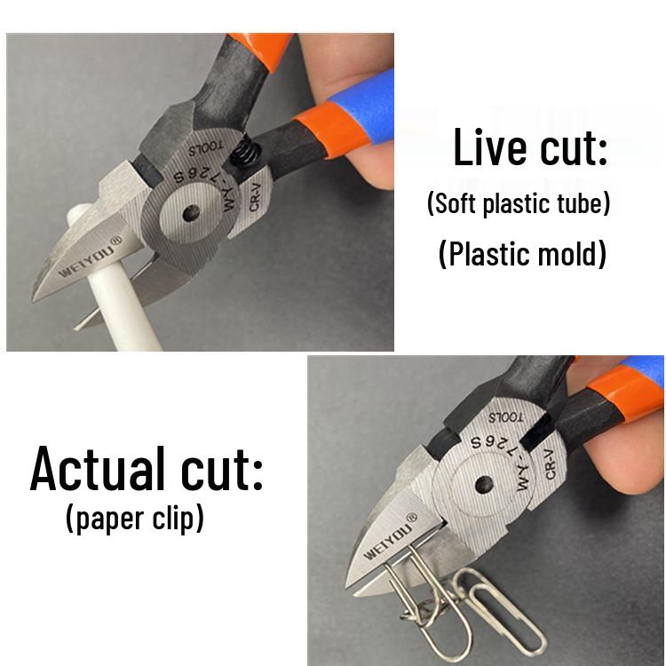 9P1E Steel Wire Sprue Cutter Diagonal Pliers