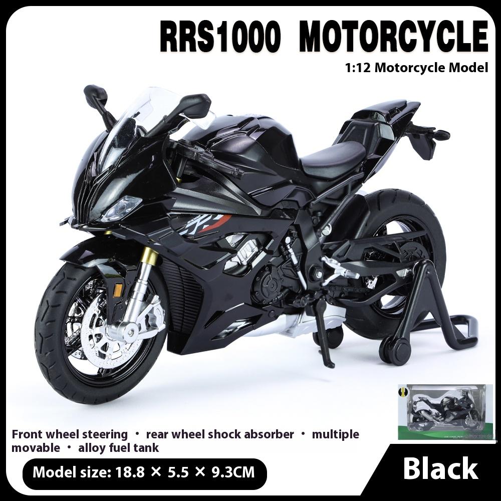

Масштаб 1/12 Сплав Мотоцикл BMW RR S1000 Модель Мотоцикла Симуляция Модный Коллекционный Сувенир Игрушка Подарок для Мальчиков чёрный