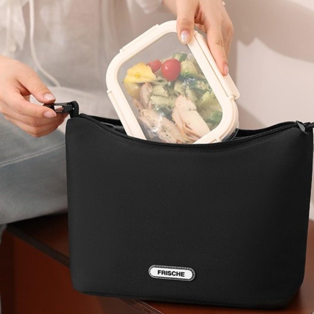 Waterproof Thermal Cooler Tote Portable Food Storage Bag Striped Insulated Lunch Bag Student