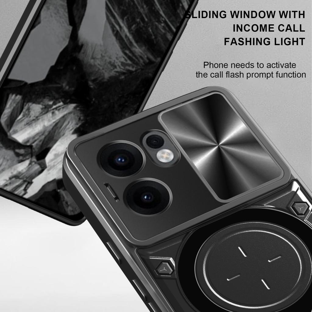 Armor Funda for OPPO Reno 13F 13 F Case Slide Camera Ring Stand Protection Cover for OPPO Reno 13 Pro Shockproof Capa