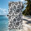 Baroque Rococo style Print Towel Quick Drying Beach Towels Are Suitable For Swimming Pools Camping Yoga And The Gym