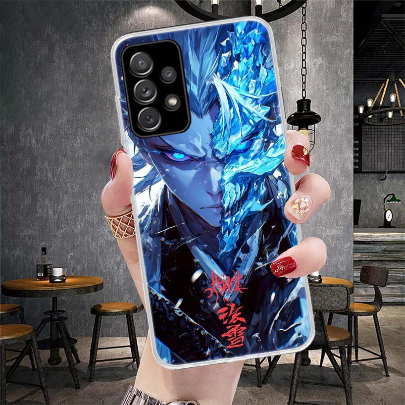 Hitsugaya Toushirou Bleach Soft Phone Case For Samsung Galaxy A13 A14 A15 A16 A17 A53 A54 A55 A56 A57 A33 A34 A35 A36 A37 A23 A2