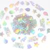 Happy Birthday Confetti for Table Iridescent Balloon Star Shaped Table Scatter Suitable for Disco Themed Birthday/Anniversary Party Decorations