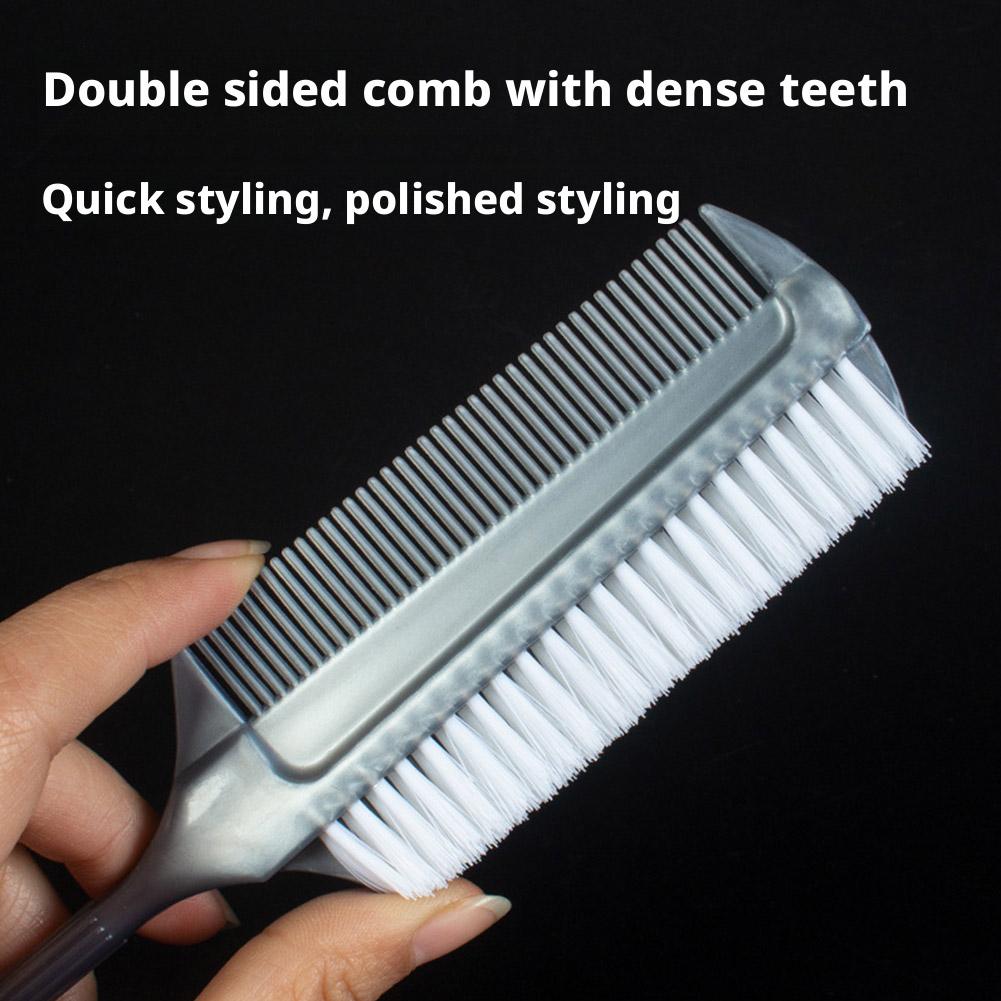 Professional Hair Dye Applicator Brush Hair Comb Double-sided Rat Tail Hair Comb For Edge Teasing, Parting, And Hair Styling