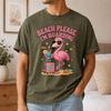 Flamingo Vacation T-Shirt, Beach Please I'm Boarding Tee, Tropical Summer Shirt