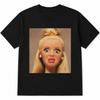 Shocked Doll Funny Meme Sarcastic Graphic Shirt