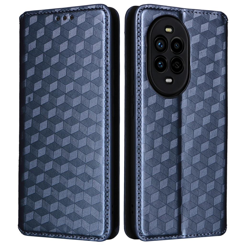 For Huawei nova 13 Pro 5G Wallet Case Rhombus Imprinted Leather Phone Cover