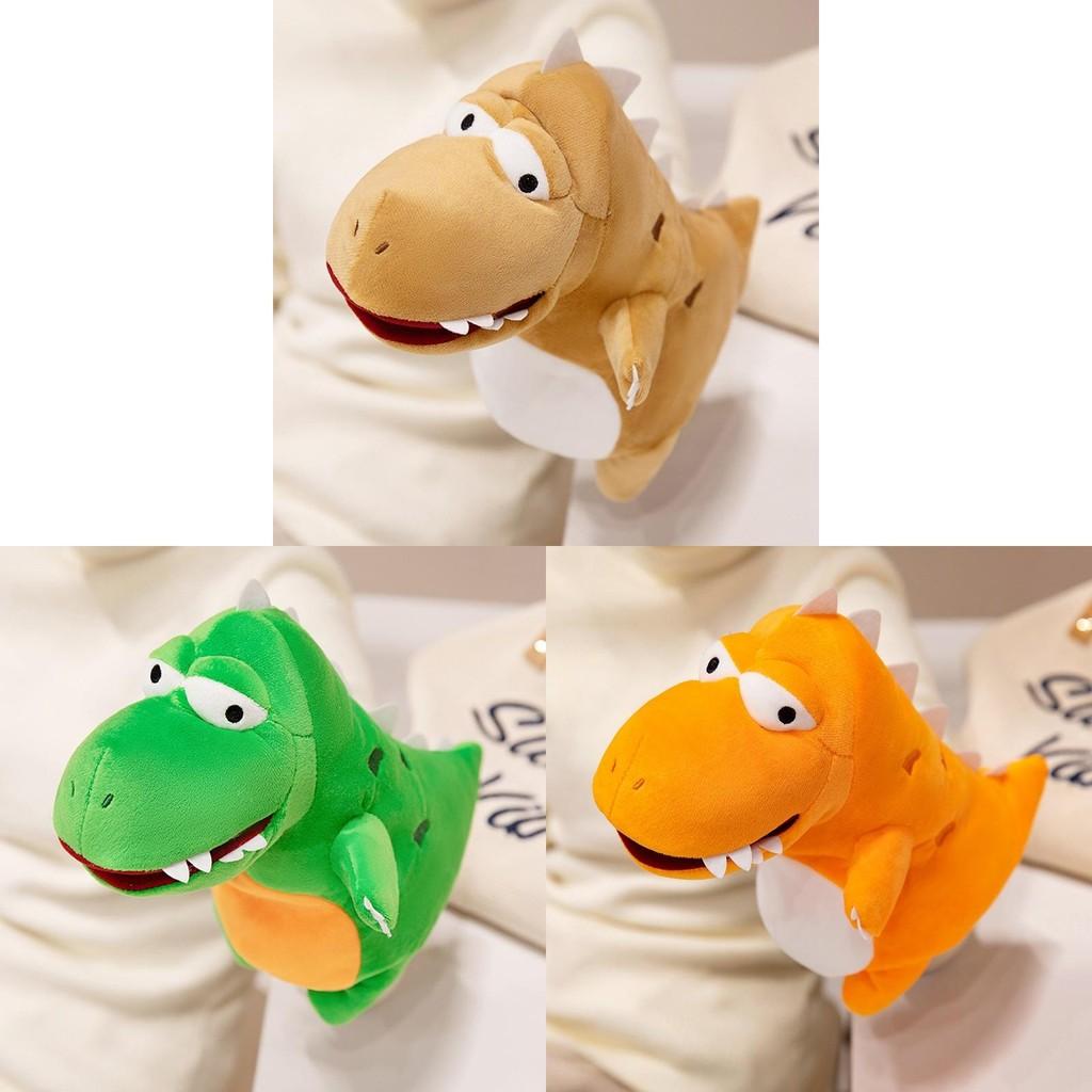 Dragon Hand Plush Puppet Toy  Cartoon  Movable Mouth For Performance Decoration