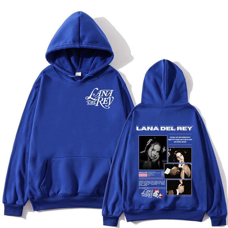 Sängerin Lana Drey Musikalbum Hoodies Herren Damen Hip Hop Mode Langarm Pullover Lässige Kapuzenpullover Streetwear