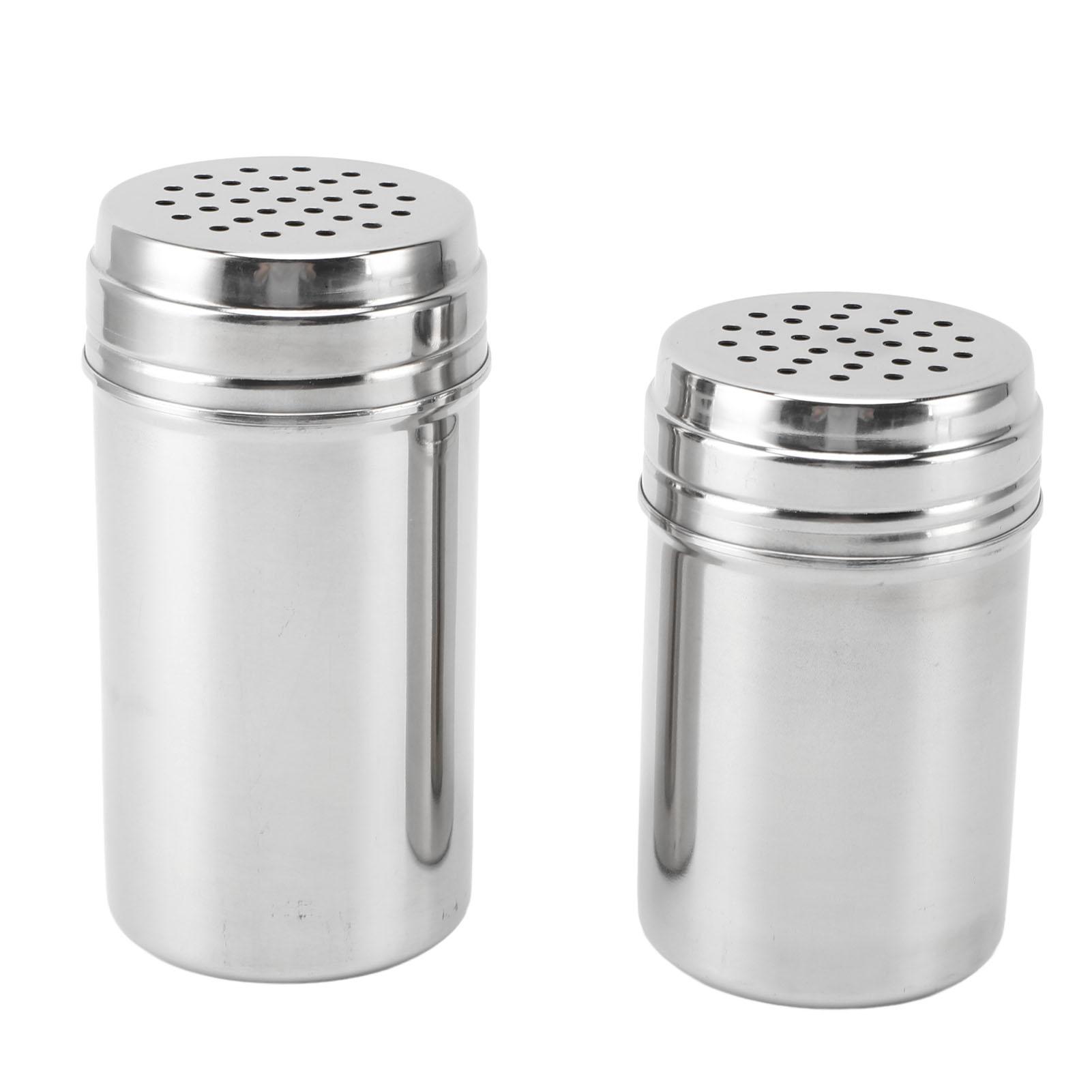 

Spice Shaker 304 Stainless Steel Adjustable Pour Holes Seasoning Dispenser Container for Kitchen