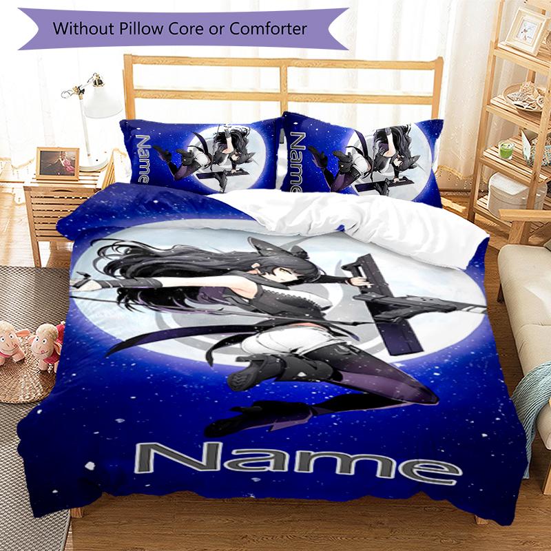 3pcs Custom Name RWBY Volume Bedding Set Duvet Cover Closure Includes 1 Duvet Cover & 2 Pillowcases for All Seasons Bedroom Decor