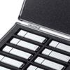 Sanwa Supply USB Flash Memory Case 10 Flash Silver (Holds Drives) FC-UFD1N