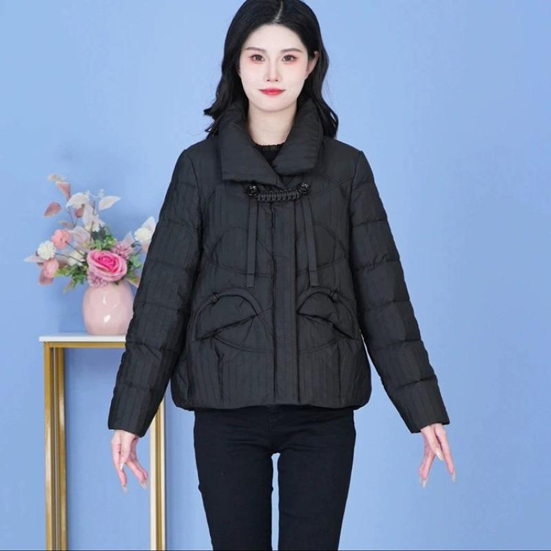 

Women s new short winter small loose warm thickened coat women 1XL [recommended 80-50kg]