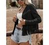 Women's Tassel Trendy Cardigan Jacket - 2026 Long Sleeve Fashionable Style