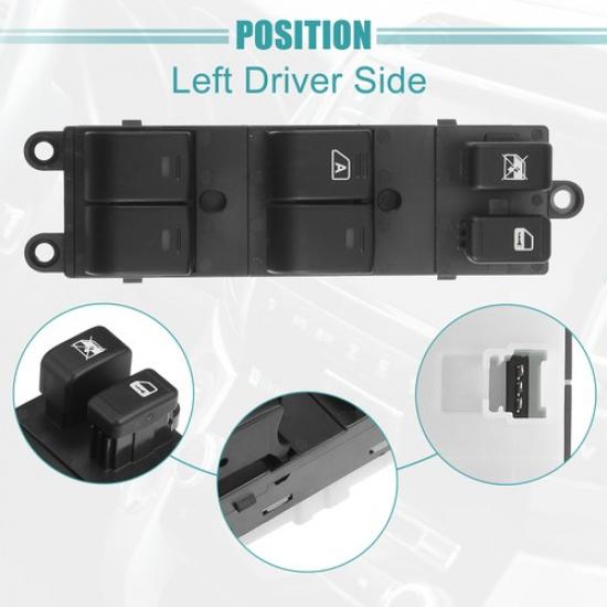 Pack of 1 for Subaru Impreza 08-12 Front Left Driver Side Power Window Switch