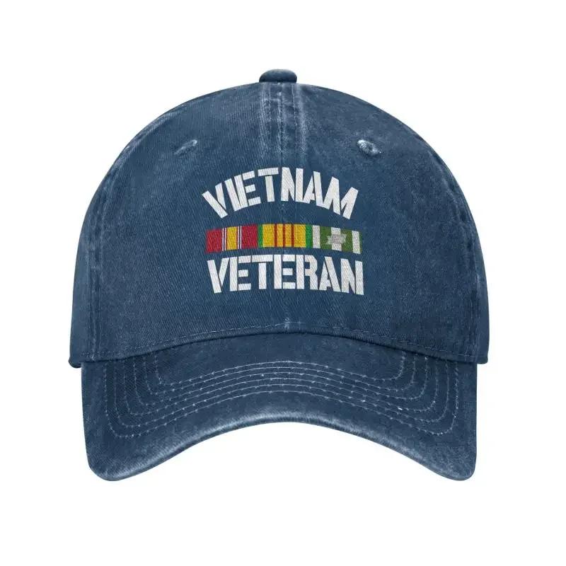 

Custom Fashion Cotton Vietnam Veteran Pride Service Ribbon Baseball Cap for Women Unisex Breathable Dad Hat Sports Baseball Cap