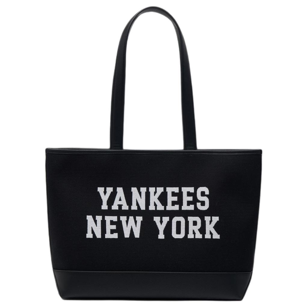 New MLB New York Yankees Tote Laptop Bag, Travel Bag, One Shoulder Portable, Students Back To School Regular Unisex Black 3AORL104N-50BKS