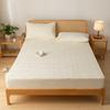 1pc Thicken Quilted Fitted Sheet For Double Bed Solid Color Cotton Anti-mite Bed Cover Fundas De Colchón King Mattress Cover180