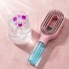 Hair Spray Comb with Fine Mist - 2-in-1 Water Tank Brush for Hydration & Scalp Exfoliation, Travel-Friendly Daily Hair Care Tool