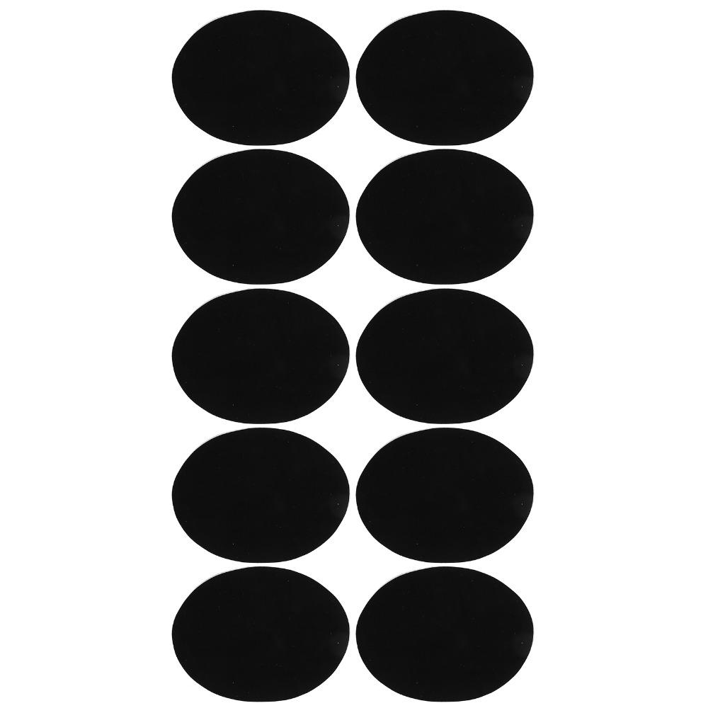 10pcs Oval Shape Elbow Repair Patches Iron-On Fabric Repair Patches DIY Crafts