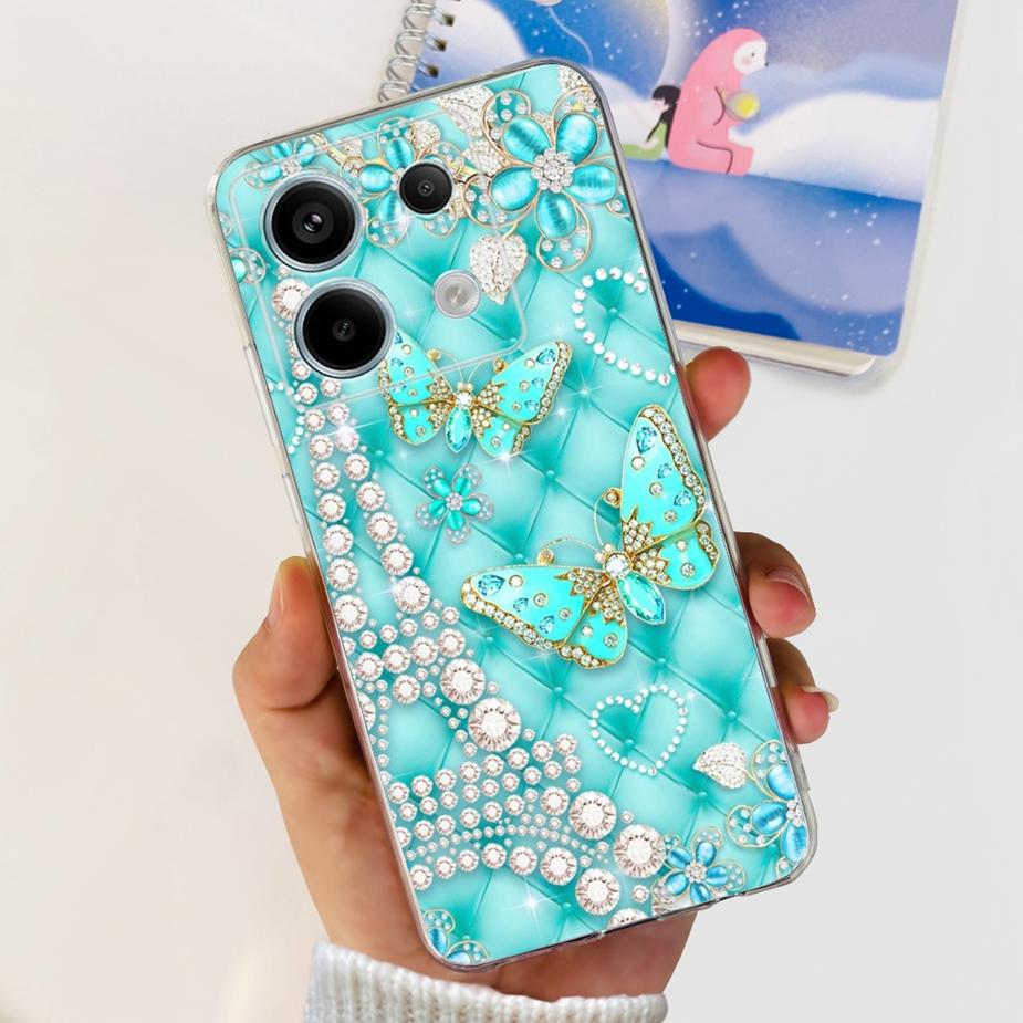 For Xiaomi Poco X6 Pro 5G Case New Fashion Painted Cover Clear Silicone Soft TPU Phone Case For Xiaomi Poco X6 Pro PocoX6 Bumper