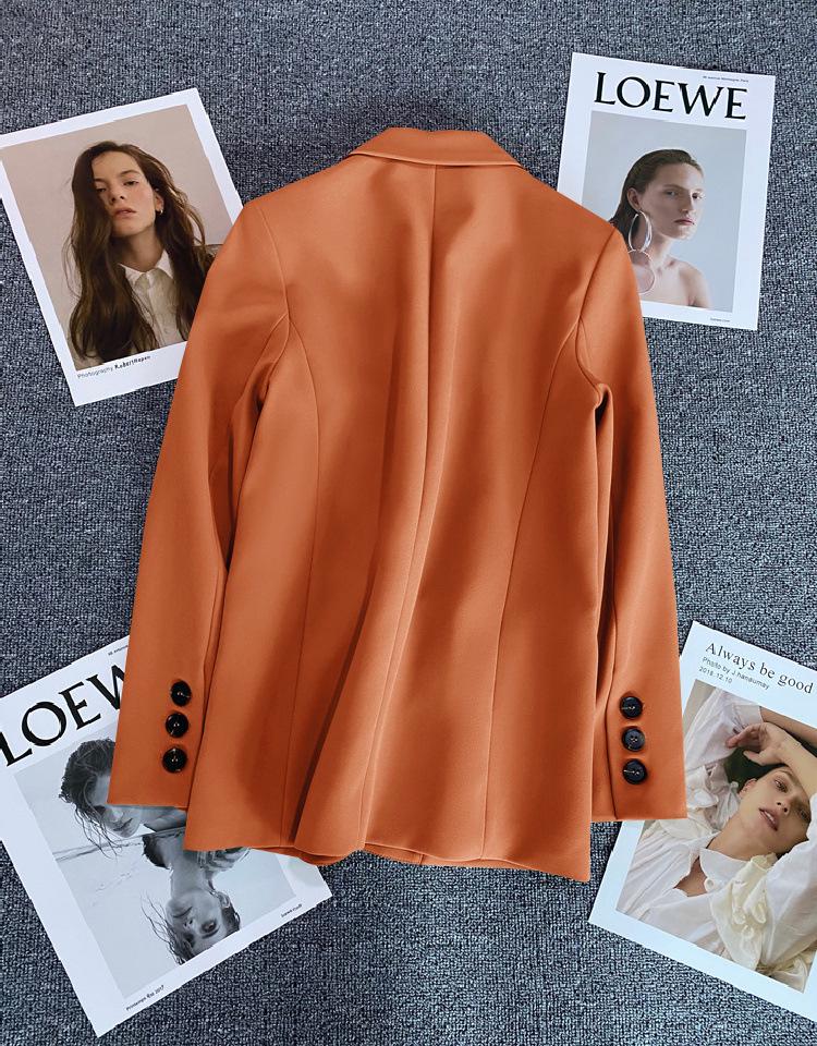 Women's Korean Style Loose Black Suit Jacket - Slimming, Small Size Blazer for Spring and Autumn 2025.