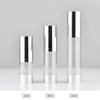 15ml/30ml/50ml UV Hot Silver Vacuum Spray Bottle Lotion Transparent Refillable Bottle Airless Pump Perfume Essence Sub-bottle